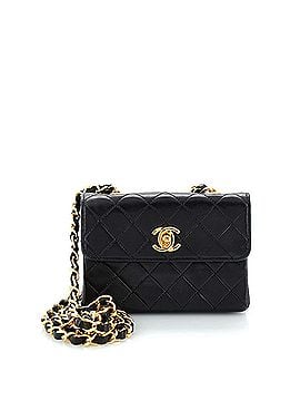Chanel Vintage CC Chain Flap Bag Quilted Leather Extra Mini (view 1)