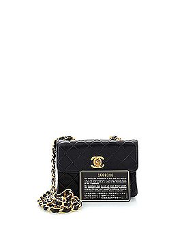 Chanel Vintage CC Chain Flap Bag Quilted Leather Extra Mini (view 2)