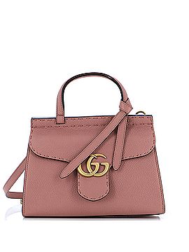 Gucci GG Marmont Top Handle Bag Leather Mini (view 1)