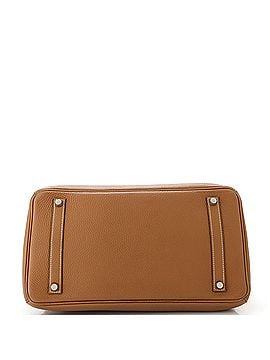 Hermès Birkin Handbag Brown Clemence with Palladium Hardware 35 (view 2)