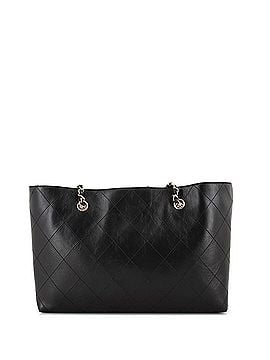 Chanel CC Open Shopping Tote Quilted Leather Medium (view 2)