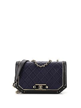 Chanel Octagon CC Clasp Flap Bag Quilted Lambskin Medium (view 1)