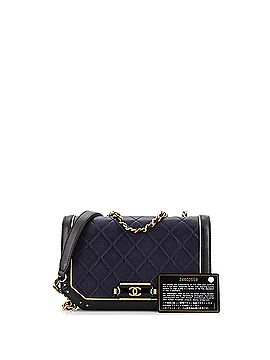 Chanel Octagon CC Clasp Flap Bag Quilted Lambskin Medium (view 2)