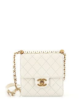 Chanel Chic Pearls Flap Bag Quilted Lambskin Mini (view 1)