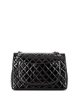 Chanel Classic Double Flap Bag Quilted Patent Maxi (view 2)