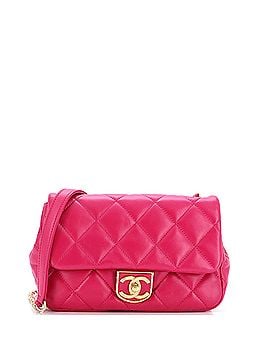 Chanel Quilt Metal Edge CC Flap Bag Quilted Lambskin Small (view 1)