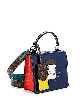 Louis Vuitton Spring Street NM Handbag Monogram Vernis with Monogram Canvas and Epi Leather (view 2)