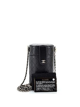Chanel CC Allure Vanity Case with Chain Quilted Lambskin Tall (view 2)