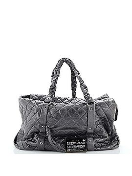 Chanel Lady Braid Shopping Tote Quilted Distressed Lambskin XL (view 2)