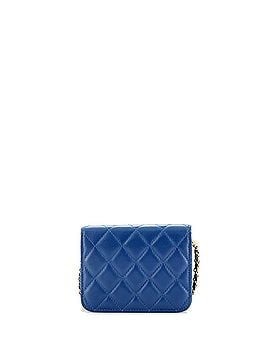 Chanel Pearl Crush Flap Clutch with Chain Quilted Lambskin Mini (view 2)