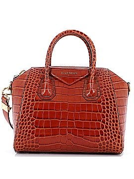 Givenchy Antigona Bag Crocodile Embossed Leather Small (view 1)