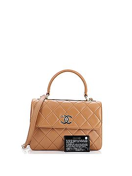 Chanel Trendy Chain CC Top Handle Bag Quilted Lambskin Small (view 2)