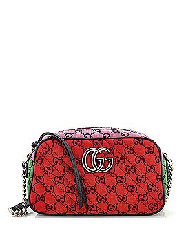 Gucci GG Marmont Shoulder Bag Multicolor Diagonal Quilted GG Canvas Small (view 1)