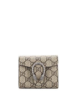 Gucci Dionysus Card Case Wallet GG Coated Canvas Compact (view 1)