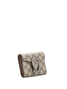 Gucci Dionysus Card Case Wallet GG Coated Canvas Compact (view 2)