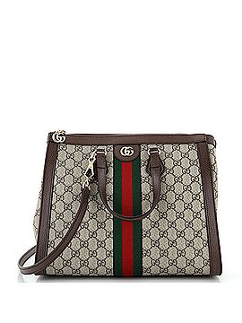 Gucci Ophidia Top Handle Tote GG Coated Canvas Medium (view 1)