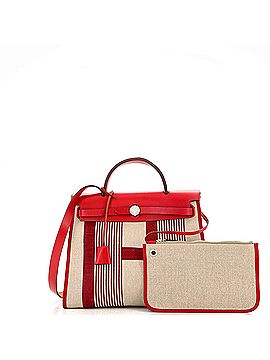 Hermès Herbag Zip H Vibration Toile and Leather 31 (view 2)
