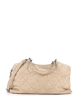 Chanel CC Sea Hit Tote Quilted Iridescent Calfskin Small (view 1)