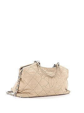 Chanel CC Sea Hit Tote Quilted Iridescent Calfskin Small (view 2)