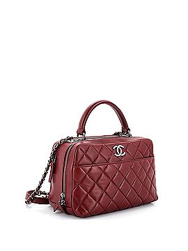 Chanel Trendy CC Bowling Bag Chevron Lambskin Medium (view 2)