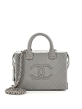 Chanel CC Top Handle Convertible Vanity Case Quilted Calfskin Medium (view 1)