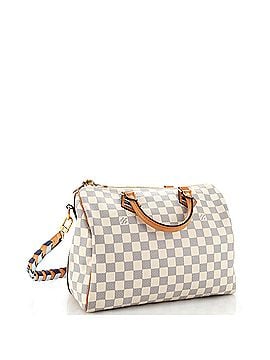 Louis Vuitton Speedy Bandouliere Bag Damier with Braided Detail 30 (view 2)