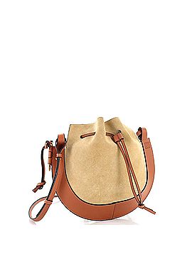 Loewe Horseshoe Crossbody Bag Suede with Leather Small (view 2)