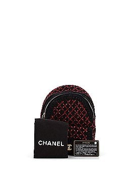 Chanel CC Pocket Backpack Knit Fabric and Leather Mini (view 2)
