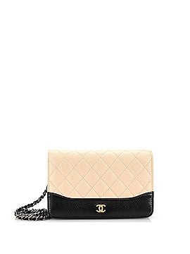 Chanel Gabrielle Wallet on Chain Quilted Aged Calfskin (view 1)
