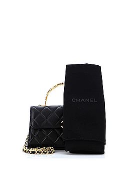 Chanel Top Handle Phone Holder with Chain Quilted Lambskin with Enamel (view 2)