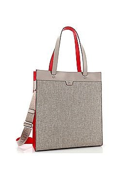 Christian Louboutin Ruistote Tote Bag Canvas with Leather (view 2)
