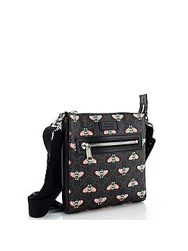 Gucci Front Zip Messenger Bestiary Bee Print GG Coated Canvas Small (view 2)
