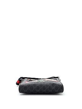 Gucci Night Courrier Zip Messenger GG Coated Canvas with Applique Small (view 2)
