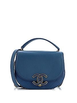 Chanel Coco Curve Flap Messenger Calfskin and Quilted Goatskin Small (view 1)