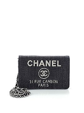 Chanel Deauville Wallet on Chain Denim (view 1)