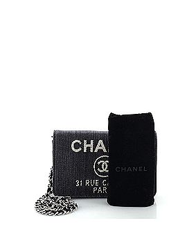 Chanel Deauville Wallet on Chain Denim (view 2)