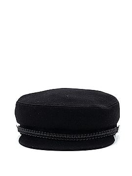 Hermès Deauville Newsboy Cap Cashmere with Braided Leather (view 2)