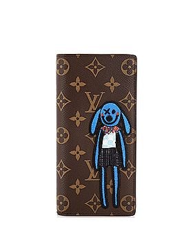 Louis Vuitton Brazza Wallet Monogram Canvas with LV Friends Patch (view 1)