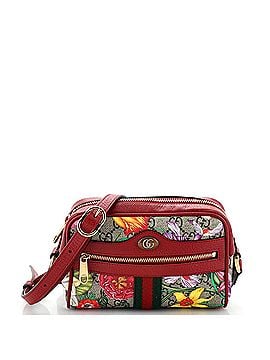 Gucci Ophidia Shoulder Bag Flora GG Coated Canvas Mini (view 1)