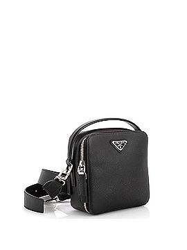 Prada Brique Crossbody Bag Saffiano Leather Mini (view 2)
