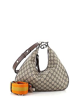 Gucci Attache Shoulder Bag GG Coated Canvas Large (view 2)