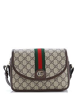 Gucci Ophidia Flap Messenger Bag GG Coated Canvas Small (view 1)