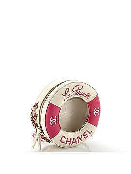 Chanel Lifesaver Round Crossbody Bag Lambskin Small (view 2)