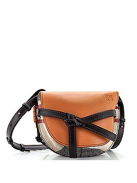 Loewe Gate Shoulder Bag Leather and Felt Small (view 1)