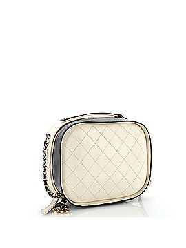 Chanel Vanity Case Bag Quilted Crumpled Calfskin Small (view 2)