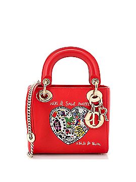 Christian Dior Lady Dior Chain Bag Limited Edition Niki de Saint Phalle Embroidered Leather Mini (view 1)