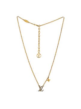 Louis Vuitton LV Iconic Necklace Metal with Crystals (view 2)