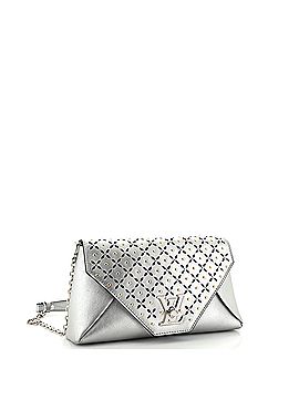 Louis Vuitton Love Note Chain Clutch Studded Perforated Leather (view 2)