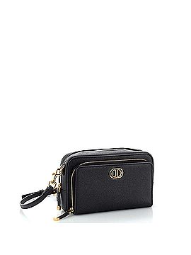 Christian Dior Caro Double Pouch Crossbody Bag Leather (view 2)