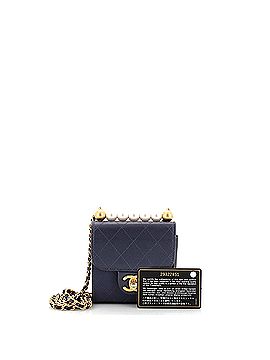 Chanel Chic Pearls Flap Clutch with Chain Quilted Goatskin Mini (view 2)